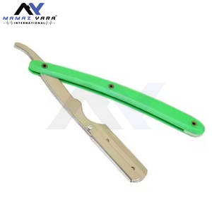 Gran oferta, afeitado profesional de peluquero, hoja de afeitar recta, hoja única, cuchillo de afeitar para corte de pelo de acero inoxidable, salón, uso doméstico - Product Image 5