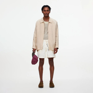 Gran Venta 2025 Shorts Casuales para Hombre 100% Algodón de Color Sólido Transpirables de Secado Rápido con Logo Personalizado al por Mayor para Primavera Verano - Product Image 1