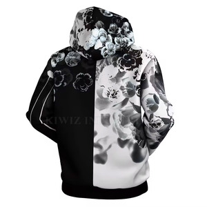 Professional Slim Fit Men's Sublimation Hoodies Casual Thick Outdoor Fashion Print Pattern Customized Design - Product Image 2