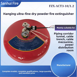 Extincteur à poudre sèche ultra-fine en acier inoxydable Mini 3 kg, classe B C, activation par bulbe <span class=keywords><strong>thermique</strong></span> pour <span class=keywords><strong>moteur</strong></span> de voiture - Product Image 4