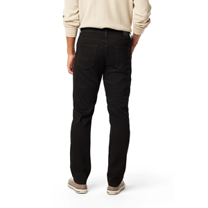 Стильные черные мужские джинсовые брюки на заказ сплошной цвет модный Средний дизайн непосредственно тканые летние дышащие повседневные зимние - Product Image 2