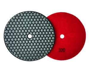 Disques de polissage diamantés secs en nid d'abeille de 6 pouces / 150 mm, motif hexagonal, pour granit, marbre, béton - Product Image 4