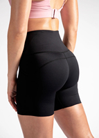 Shorts de Yoga Transpirables de Cintura Alta con Botones para Mujer, Corte Regular, Secado Rápido, Resistentes al Sudor, Control de Abdomen, Resistentes al Viento