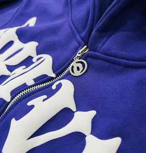 เสื้อฮู้ดซิปรูดซิปสำหรับผู้ชายเสื้อฮู้ดแบบกำหนดเองสี2025 - Product Image 2