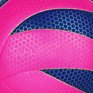 Balón de Voleibol Rosa de Tamaño Oficial 5 de Alta Calidad con Superficie de Textura de Serpiente, Construcción de Cuero PU Suave al Tacto, Hecho en Pakistán - Product Image 6
