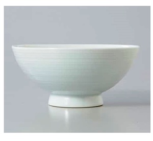 Plato de cerámica brillante blanco hecho a mano y cuencos, utensilios de cocina personalizables, vajilla para uso doméstico - Product Image 5