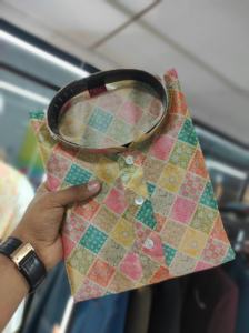 Pure Silk <b>Men's</b> Long Kurtas for Casual or <b>Festive</b> Pooja <b>Wear</b> Comfortable Cotton Material - Product Image 3