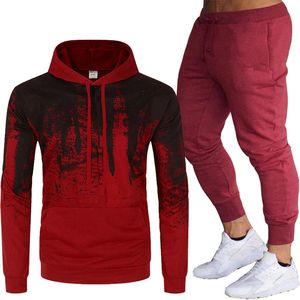 Ensemble survêtement en molleton technique personnalisé unisexe, sweat-shirt à capuche et jogging, vêtements de sport doux et chauds de qualité supérieure pour hommes et femmes - Product Image 1
