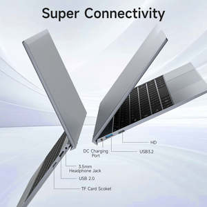 Ordinateur portable professionnel portable Intel Pentium J3710 Quad Core 2,66 GHz 8 Go de RAM 256 Go SSD+HDD Taux de rafraîchissement de 144 Hz Prise américaine Anglais - Product Image 3