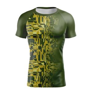 Vente en gros de vêtements de sport chemises de course vêtements de sport chemises de compression par sublimation à manches courtes vêtements de sport chemise d'entraînement - Product Image 1