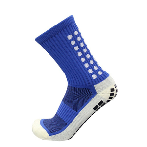 <b>High</b> Quality Stylish Solid Color <b>Socks</b> Knitted Sports Crew Ankle Grip Athletic Quick Dry Anti-Slip Custom Youth Adults - Product Image 2