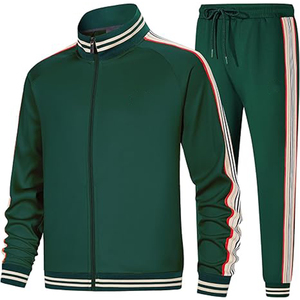 Ensemble de survêtement d'hiver pour homme TBF-098 – Tissu extensible anti-transpiration 100 % coton molletonné, taille élastique, élégant et durable - Product Image 6