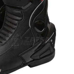 Top Quality Men's Motorbike Leather Riding Shoes Custom High Quality Motorbike Leather Shoes - Product Image 4