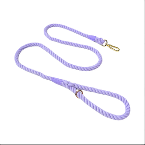 Cuerda de algodón ecológica hecha a mano, Collar de perro, correa de perro para niña/niño, cuerda de algodón de color personalizada hecha a mano - Product Image 2