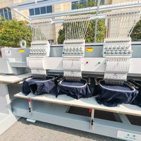Machine à broder tubulaire professionnelle numérique à 6 têtes et 15 aiguilles