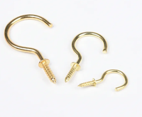 Boulon à oeil à crochet en acier inoxydable 304 zingué La Chine a fabriqué des boulons à crochet à vis murales filetées Schrauben avec système métrique à tête ovale