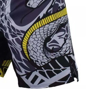 Pantalones Cortos de MMA de Marca Privada Personalizados Malunet Enterprises, Estilo Tradicional Unisex, Ropa de Lucha de Artes Marciales BJJ, Spandex/Poliéster de Secado Rápido - Product Image 4