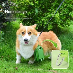 Tazón Plegable de Silicona para Mascotas, Cuadrado, Doble, para Perros y Gatos, Portátil para Exteriores, para Comer y Beber - Product Image 2