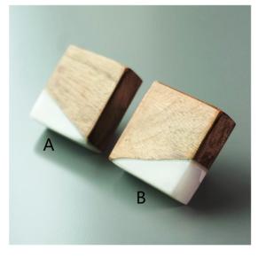 Poignées et boutons de traction en bois et en résine rayés Boutons en marbre les plus vendus avec une taille de forme de couleur personnalisée Fabriqué en Inde Article - Product Image 3