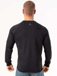 Sweat-shirts à capuche pour hommes en coton et chanvre personnalisés, à épaules tombantes, lourds, style universitaire, broderie 3D - Product Image 2