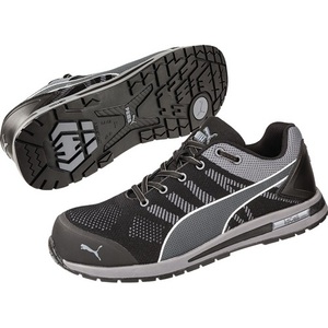 Chaussure de sécurité à tige basse Elevate Knit, taille 45 W.11, noir/gris, S1PS ESD HRO SR - Product Image 1