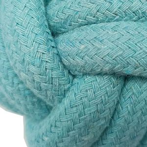 Meilleur vendeur en gros jouet pour chien écologique respectueux des animaux de compagnie coton naturel lavable corde à mâcher balle jouet de dentition durable - Product Image 3