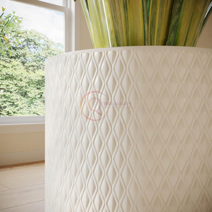 Diseño minimalista de metal y madera de gran tamaño, decoración de jardín, macetas para el balcón del hogar hechas de materiales duraderos - Product Image 4