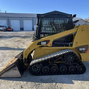 2015 CAT 247B3 Utilisé Skid Steer Loader 80% Classé 72 Godet Pistes Joystick Pilote Commandes Manuelles Mini Chargeur Bel État - Product Image 3