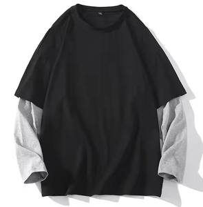 Nueva llegada de los hombres 100% algodón camiseta de manga larga de más alta calidad con el trabajo personalizado precio al por mayor - Product Image 6