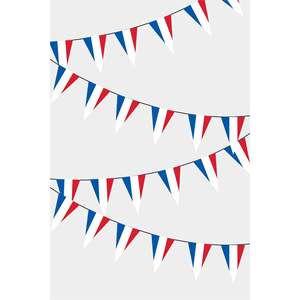 Guirlande de fanions triangulaires en papier Holland pour le Nouvel An et la Saint-Valentin, décoration murale, article pour événements et fêtes - Product Image 1