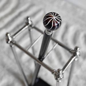 Porte-parapluie artisanal, support multifonctionnel, présentoir au sol, support en métal pour canne, prix bas - Product Image 4