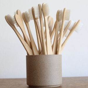 Sushanta Naturals biodégradable pour brosse à dents de voyage jetable avec poils nano souples naturels pour manche rond de couleur - Product Image 2