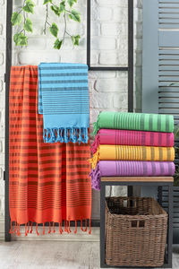 Toalla de playa Terry back Peshtemal-Toalla de playa de colección Terryback al por mayor 100% algodón baño turco Terry-backed - Product Image 5