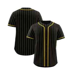 Uniforme de Equipo, Jersey de Béisbol Personalizado con Costuras Resistentes, Transpirable, 100% Poliéster, de Secado Rápido, Unisex para Adultos - Product Image 4