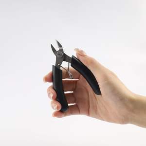 Alicates profesionales para extensiones de cabello de acero inoxidable, Unión de queratina, Mango antideslizante, Mini cortadores al ras, venta al por mayor - Product Image 5