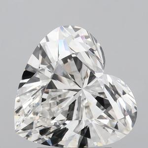Diamant SHRAMAN 2,50 carats, taille cœur, blanc G VS2, cultivé en laboratoire, synthétique HPHT CVD, certifié IGI, diamant en vrac, pour femmes, Saint-Valentin - Product Image 1