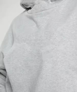 Fabricante personalizado Puff estampado en blanco pulóver sudadera de peso pesado de gran tamaño Drop Shoulder mujeres Sudadera con capucha - Product Image 6