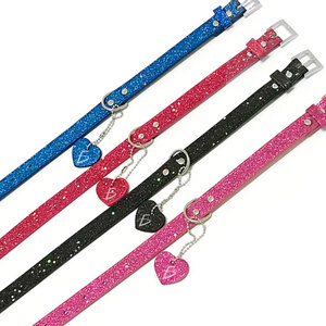 Collare di Lusso per Animali Domestici con Ciondolo a Cuore in Rame, Impermeabile, in PU, con Motivo Animale, Disponibile in Taglia M - Product Image 2