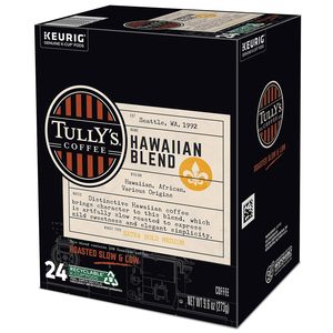 Café Tully's Hawaiian Blend, dosettes Keurig K-Cup individuelles, café torréfié moyen, lot de 24 - Product Image 4