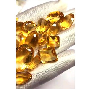 23ชิ้นสีทองธรรมชาติ Citrine 12มม. ถึง23มม. รูปไข่สี่เหลี่ยมผืนผ้า Facet 399 CTS Lot iroc ขายอัญมณีคุณภาพเรา $264สำหรับทุกคน - Product Image 3
