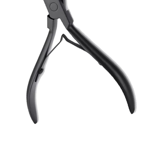 Pinzas para Extensiones de Cabello de Acero Inoxidable de Grado Quirúrgico, Acabado Mate, Venta al Por Mayor, Logotipo Personalizado, Función 2 en 1, Fijación Fuerte, Alta Calidad - Product Image 3