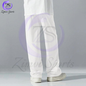 Pantalon de survêtement en coton confortable et au design unique pour le salon et la salle de sport et la mode de rue Pantalon baggy pour hommes - Product Image 2