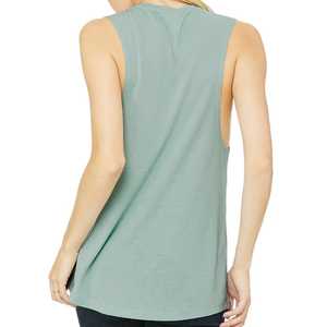 2025 derniers vêtements de sport femmes sans manches entraînement haut débardeur ouvert côté chemise pour exercice athlétique hauts de course - Product Image 3