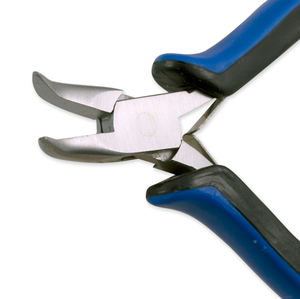 Alicates ergonómicos profesionales de punta doblada de 5 pulgadas, herramienta de fabricación de joyas de acero inoxidable, abalorios, envoltura de alambre, artesanía, suministro al por mayor - Product Image 2