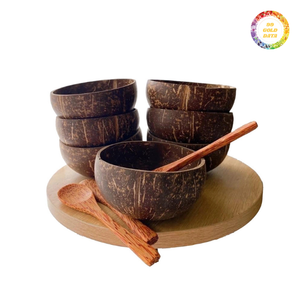 Tazón de Cáscara de Coco, Tazón para Servir Ligero, Superficie Pulida, Calidad Confiable, Precio de Fábrica para Compradores Mayoristas - Product Image 5