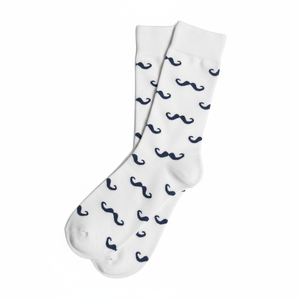 Calcetines de Algodón para Hombre con Diseños de Bigotes, Calcetines de Vestir para Boda, Color y Talla Personalizados, Fábrica de Vietnam, Pedido al por Mayor - Product Image 2