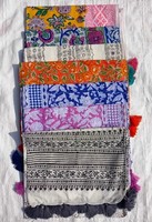 Indian Hand Block Impreso Algodón Sarong Mujeres Beach Pareo