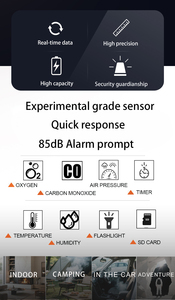 <span class=keywords><strong>Détecteur</strong></span> de pression numérique portable Moniteur de qualité de l'air Analyseur de <span class=keywords><strong>gaz</strong></span> et <span class=keywords><strong>détecteur</strong></span> de température avec compteur d'oxygène pour l'extérieur - Product Image 4