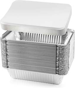 Boîte en aluminium jetable, récipient alimentaire en aluminium écologique et plateau en aluminium - Product Image 1