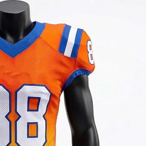 Maillot de football américain personnalisé, vêtements de sport de qualité supérieure, tissu respirant et léger, coupe athlétique confortable, sublimation - Product Image 6